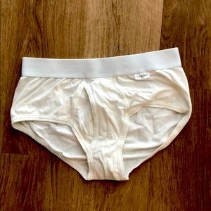 White Goodfellow brief/ tightywhities